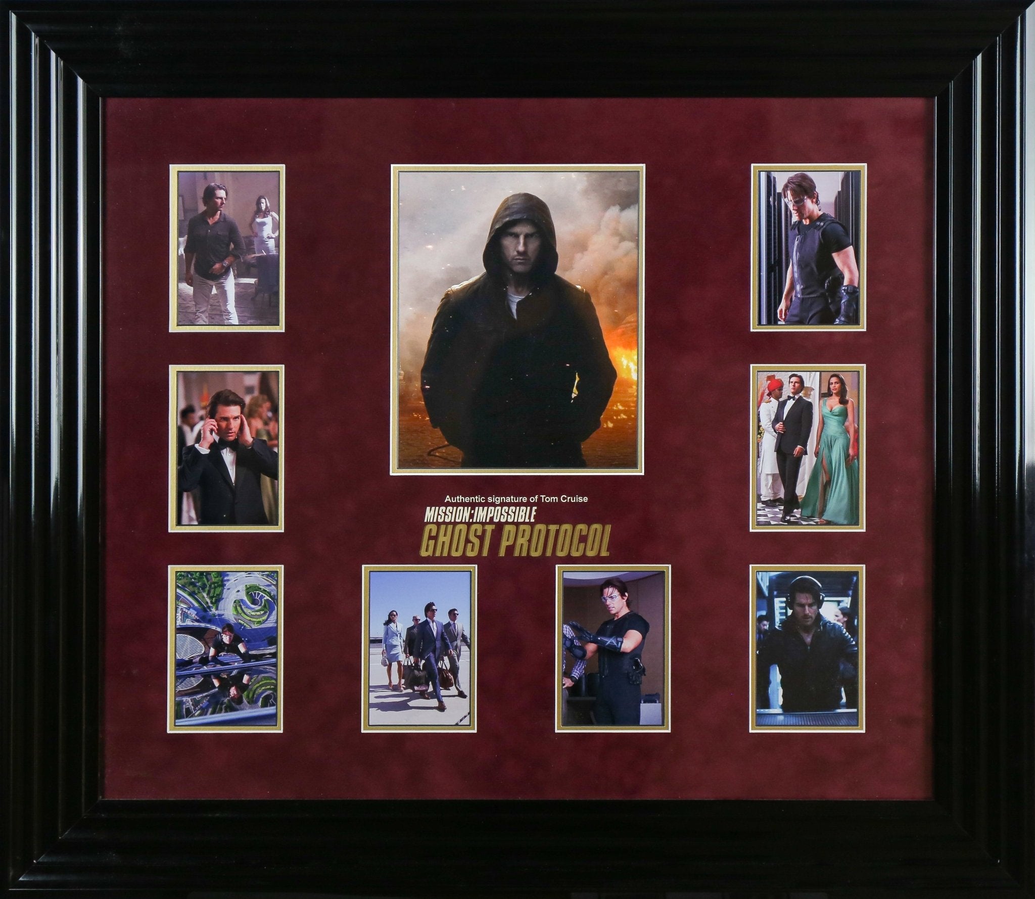 Tom Cruise Signed Ghost Protocol 12x8 Photograph Framed Display - Memorabilia Framers Shop